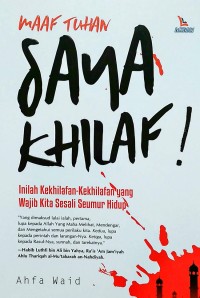 Image of MAAF TUHAN SAYA KHILAF!