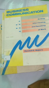 Image of BUSINESS COMMUNICATION