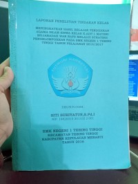 Image of Meningkatkan hasil belajar pendidikan Agama Islam Siswa kelas X adp 1 
Materi Mujahadah Wan Nafs Melalui strategi Pengelompokkan Pada SMK Negeri 1 Tebing Tinggi T.P 2016/2017