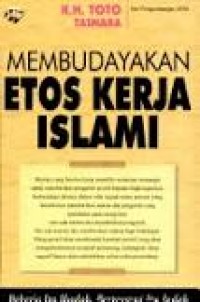 Image of MEMBUDAYAKAN ETOS KERJA ISLAMI
