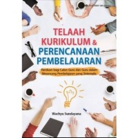 Image of TELAAH KURIKULUM PERENCANAAN PEMBELAJARAN