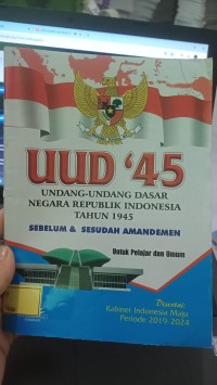 Image of UUD 45 SEBELUM & SESUDAH AMANDEMEN (BIRU)