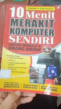 Image of 10 Menit Merakit Komputer Sendiri - Untuk Pemula & Orang Awam