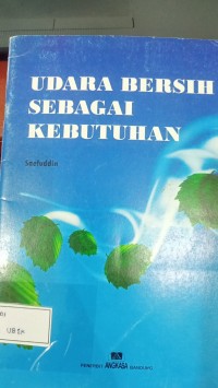 Image of Udara Bersih Sebagai Kebutuhan