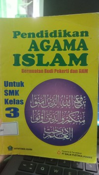 Image of Pendidikan Agama Islam bermuatan budi pekerti dan HAM untuk SMK Kelas 3