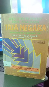 Image of TATA NEGARA -Jilid 2 untuk SLTA Kelas III Semester 5 dan 6