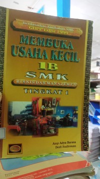 Image of MEMBUKA USAHA KECIL 1B Bisnis dan Manajemen
