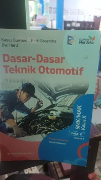 Image of Dasar - Dasar Teknik Otomotif Kelas X