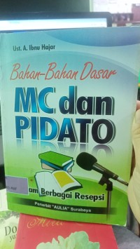 Image of Bahan-Bahan Dasar MC Dan PIDATO