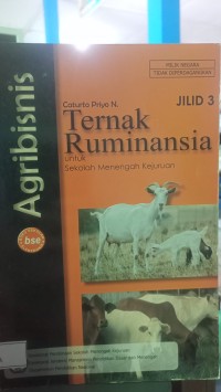 Image of Agribisnis Ternak Ruminansia Jilid 3