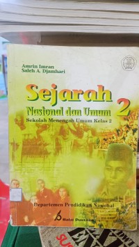 Image of SEJARAH NASIONAL DAN UMUM 2 SEKOLAH MENENGAH UMUM KELAS 2