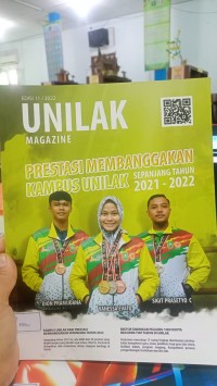 Image of UNILAK MAGAZINE - PRESTASI MEMBANGGAKAN KAMPUS UNILAK SEPANJANG TAHUN 2021 - 2022