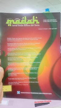 Image of MADAH - Jurnal Ilmiah Bahasa dan Sastra
