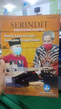 Image of SERINDIT - NASIB SASTRA LISAN : SEMAKIN TERGANTIKAN