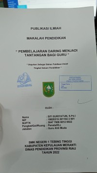 Image of PEMBELAJARAN DARING MENJADI TANTANGAN BAGI GURU