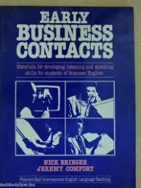 Image of Early Business Contacts