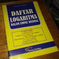 Image of DAFTAR LOGARITMA Dalam Empat Decimal
