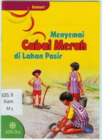 Image of Menyemai cabai merah di lahan pasir